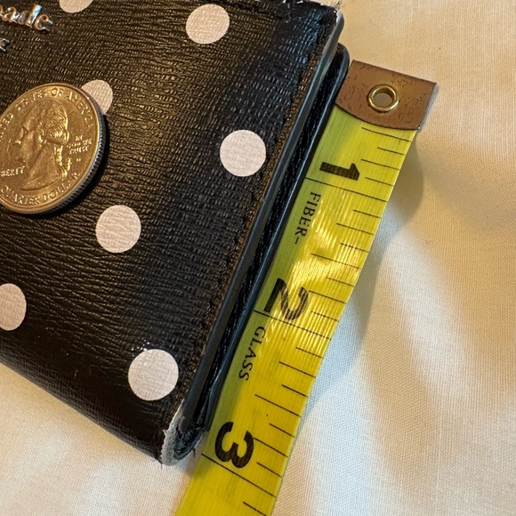 Kate Spade B&W Polka Dot Wallet - Picture 5 of 8